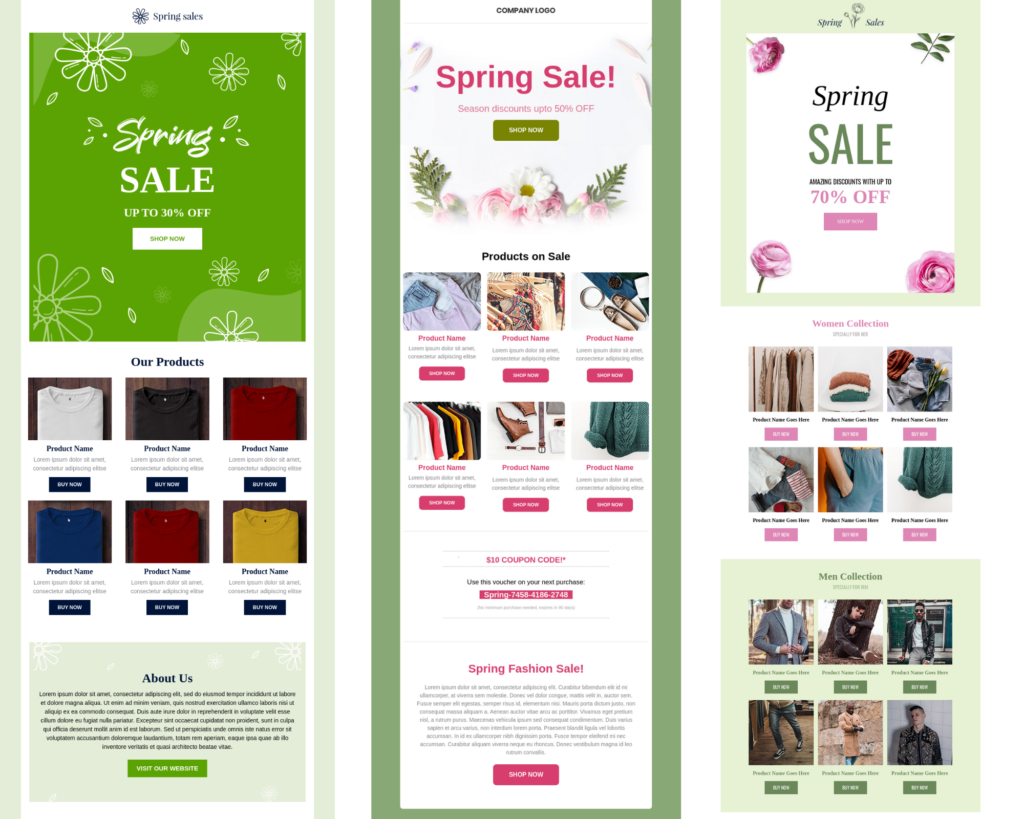 spring-newsletter-temaplates